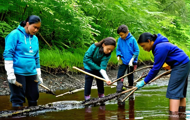 환경 관련 이론과 실무 비교 - **Resilience in a Coastal Village**
    A serene and inspiring scene of a resilient coastal village,...