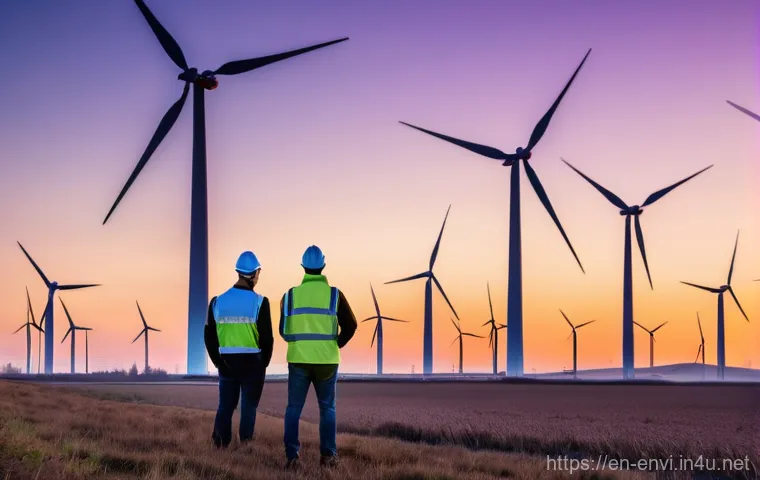 환경 분야 유망 자격증 리스트 - **Prompt:** "A diverse team of architects and engineers, dressed in professional but practical work ...