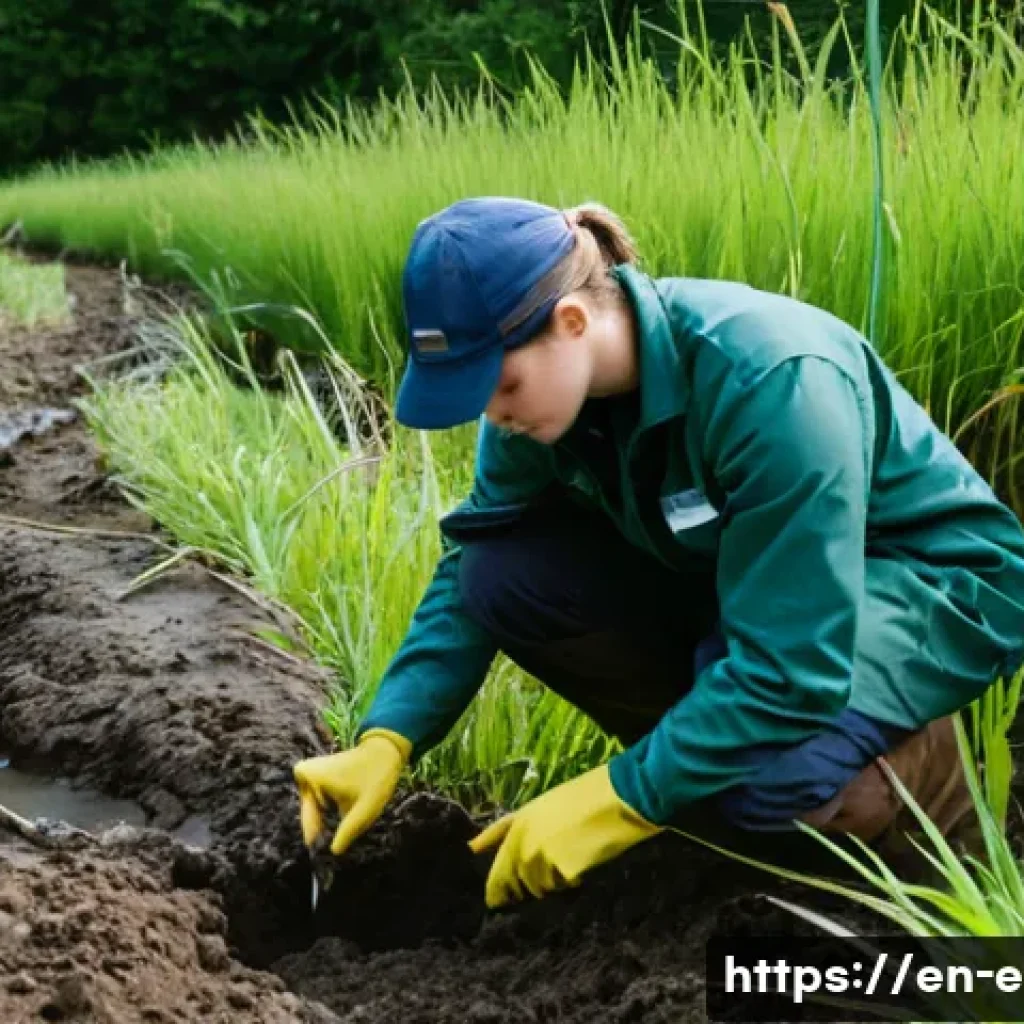 환경기사 실기시험 주의사항 - **Prompt:** A focused environmental professional, appearing to be in their late 20s to early 30s, is...