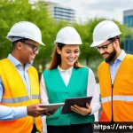 환경산업기사 자격증 필요성 - **Prompt 1: Green Professionals in Action**
    "A diverse team of environmental engineers and susta...